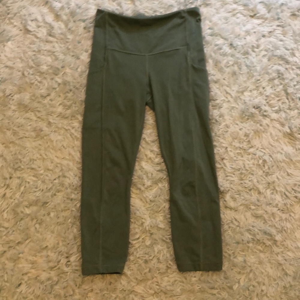 athleta teal leggings